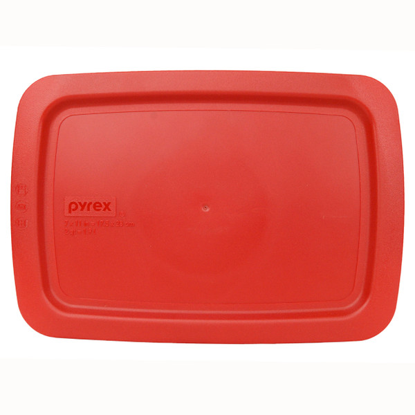 Pyrex C-232-PC Poppy Red 2qt Replacement Lid Cover