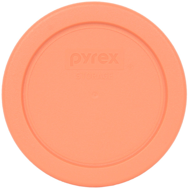 Pyrex 7202-PC Bahama Sunset Orange Round Plastic Replacement Lid Cover