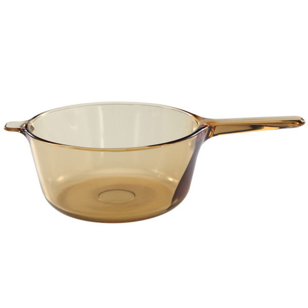 Visions 1055326 V2.5 2.5qt Amber Glass Saucepan