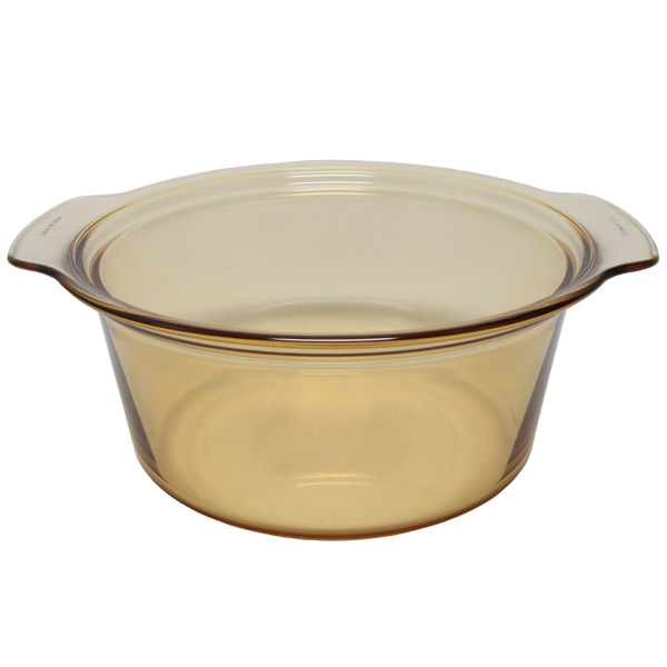 Visions 1055327 3.5 L Dutch Oven Amber Glass Pot
