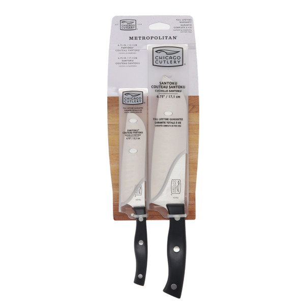 Chicago Cutlery Metropolitan 2-Piece High-Carbon Blade Knife Set