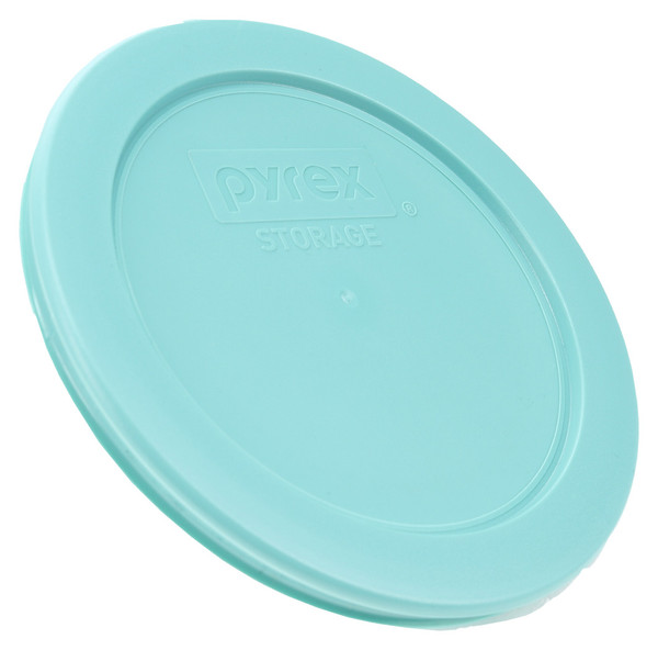 Pyrex Simply Store 7200 2-Cup Glass Storage Bowl and 7200-PC 2-Cup Jade Dust Green Lid Cover (6-Pack)