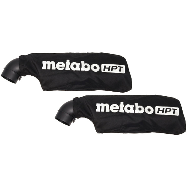 Metabo HPT 373694 Dust Bag Genuine Replacement Tool Part for C10FSHC (2-Pack)