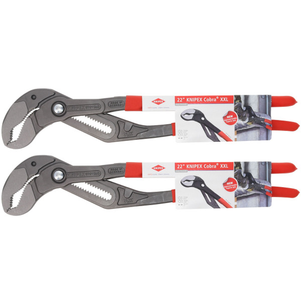 Knipex 87 01 560 US 22" Cobra XXL Water Pump Pliers (2-Pack)