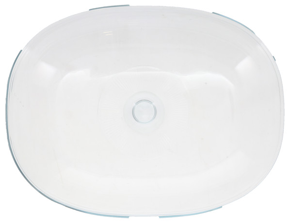 Corningware F-14-C 2.5qt / 4L Fluted Clear Glass Replacement Lid