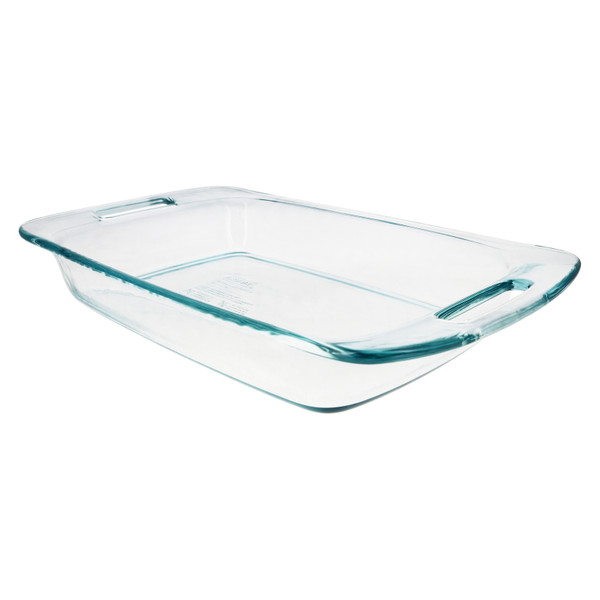 Pyrex C-233 Easy Grab (3Qt) Clear Glass Baking Dish