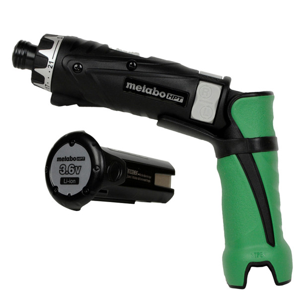 Metabo HPT (1) DB3DL2 3.6V Screwdriver and (1) EBM315 3.6V Battery Tool Kit