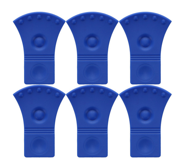 Corningware F-PC-V Blue Tab for FM-22 Vented Meal Mug Lid (6-Pack)