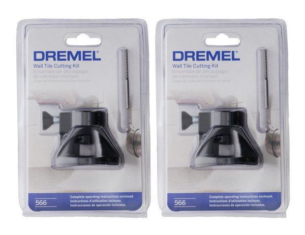 Dremel 566 Tile Cutting Kit Tool Part for Various Dremel Models (2-Pack)