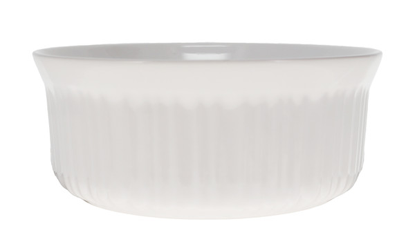 Corningware FS1 2.5 Qt /2.35L Round French White Glass Casserole Dish