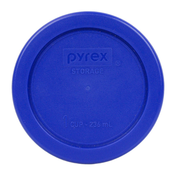 Pyrex (2) 7202-PC 1137064 1 Cup Cadet Blue Lids & (2) 7200-PC 1136946 2 Cup Orange Lids & (2) 7201-PC 1136888 4 Cup Red Lids & (