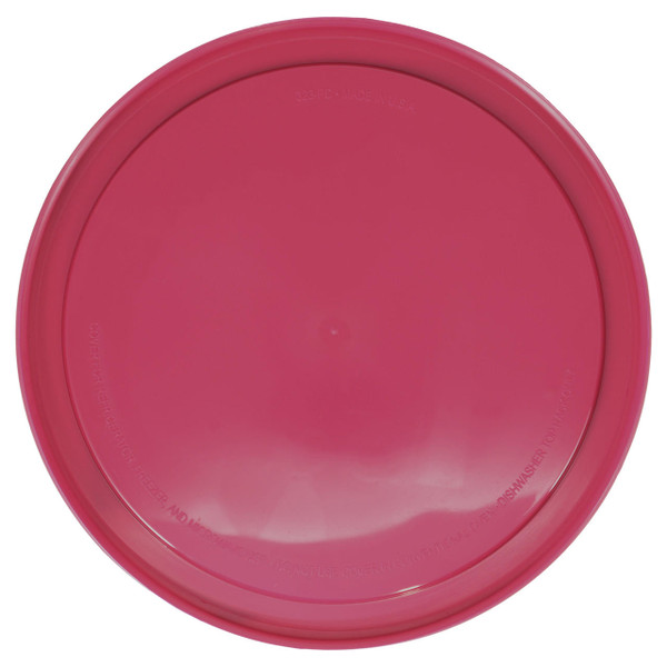  Pyrex 323-PC 1.5qt/1.4L Sangria Red Mixing Bowl Lid 