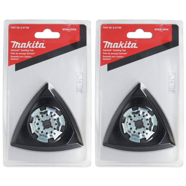 Makita B-67169 Starlock® Sanding Pad for Oscillating Multi-Tools (2-Pack)