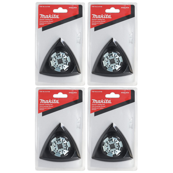 Makita B-67169 Starlock® Sanding Pad for Oscillating Multi-Tools (4-Pack)