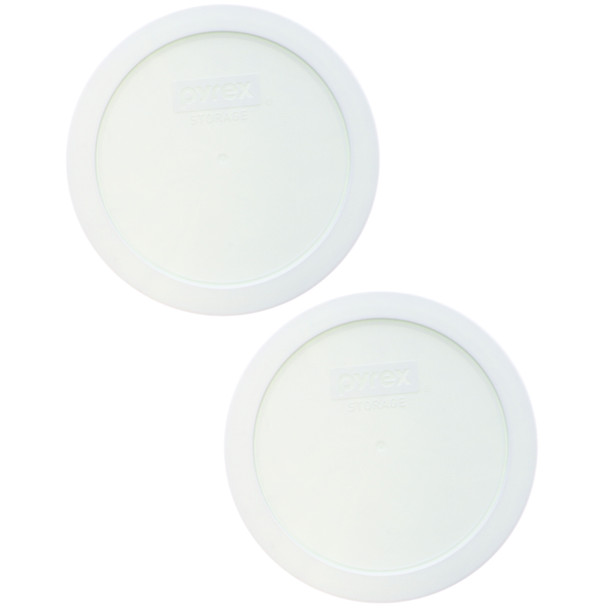 Pyrex 7200-PC 2-cup Sage Green Replacement Food Storage Lid Covers (2-Pack)