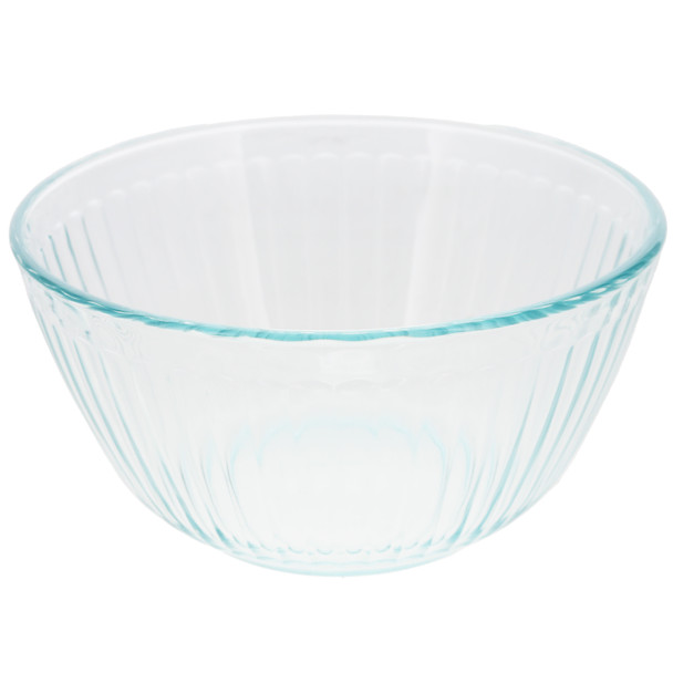 Pyrex 7402 6-Cup Sculpted Glass Mixing Bowl