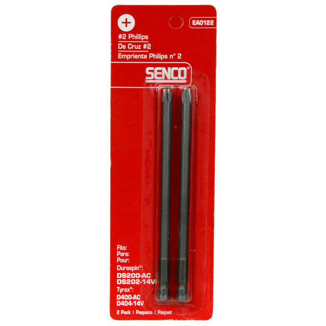 Senco EA0122 #2 Phillips Duraspin/Tyrex Bits | 4-2 Packungen | Ca. 12,7 Cm Lang | Für DS200-AC, D400-AC Modelle