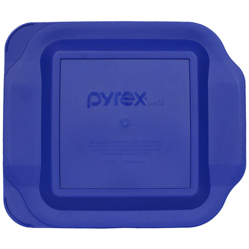 Pyrex C222 Blue Tint Clear 8x8 Square Glass 2 Qt Baking Dish With Handles  USA for sale online