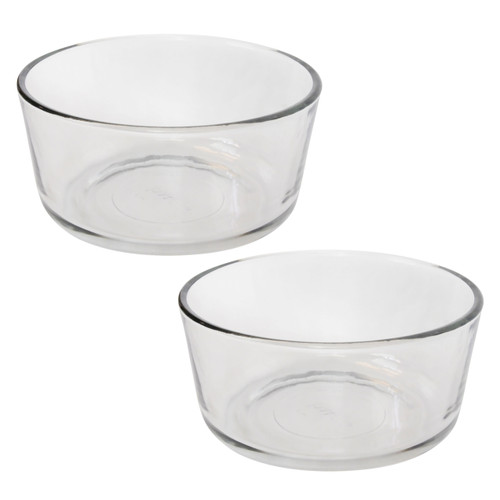 Pyrex Simply Store 4 Cup Glass Bowl Value Pack, Set of 2