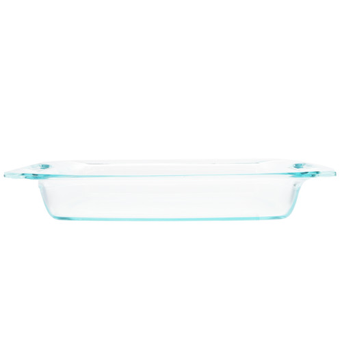 Pyrex Easy Grab 3-qt Oblong with Blue Plastic Cover