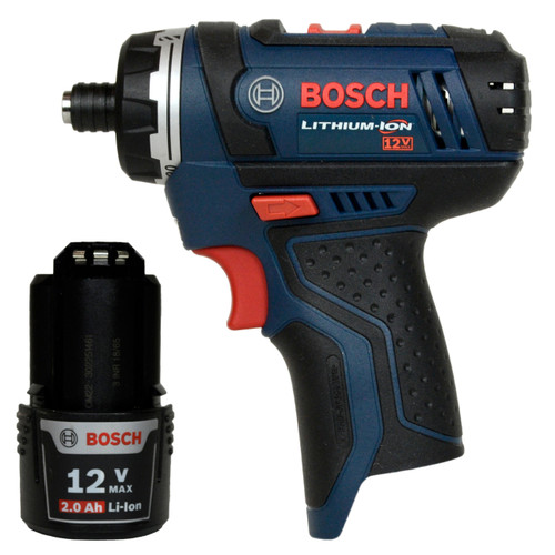 Bosch PS21 12V MAX 2Speed Pocket Driver and BAT414 12V 2.0Ah Lithium