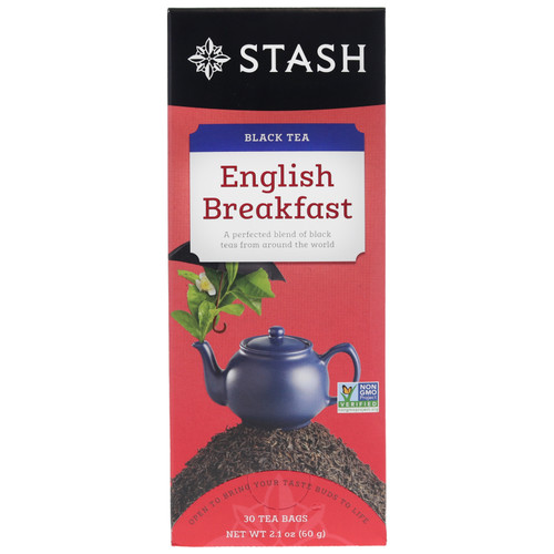 Stash English Breakfast Black Tea 30Bag Box Helton Tool & Home