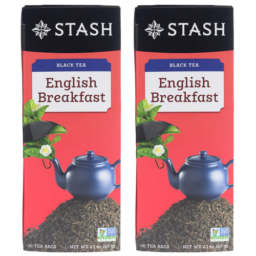 Stash English Breakfast Black Tea 30Bag Box 2 Pack Helton Tool & Home