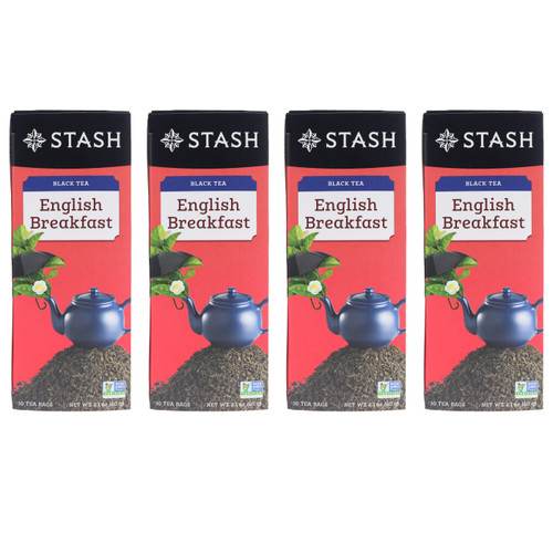 Stash English Breakfast Black Tea 30Bag Box 4 Pack Helton Tool & Home