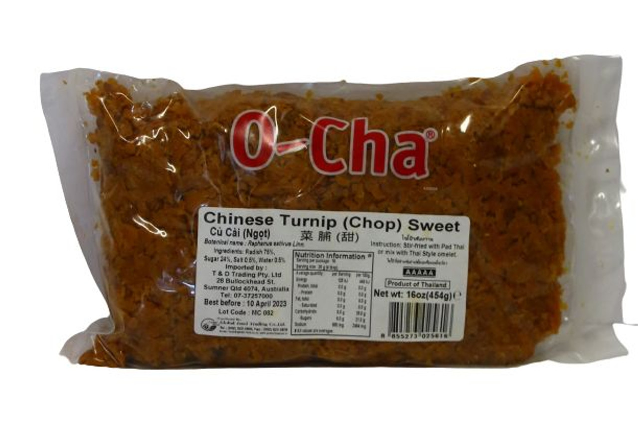 O CHA CHOPPED TURNIP SWEET 454G Lek s Asian Market