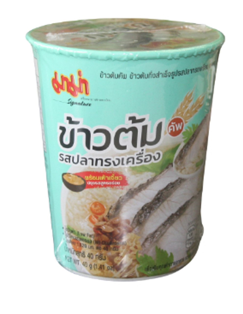 MAMA INSTANT RICE SOUP FISH CUP 40G - Lek's Asian Market