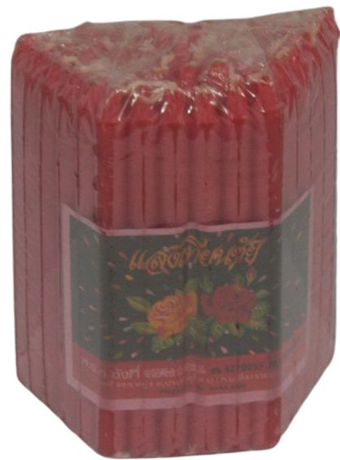 THAI RED CANDLE 4.5" 51PC