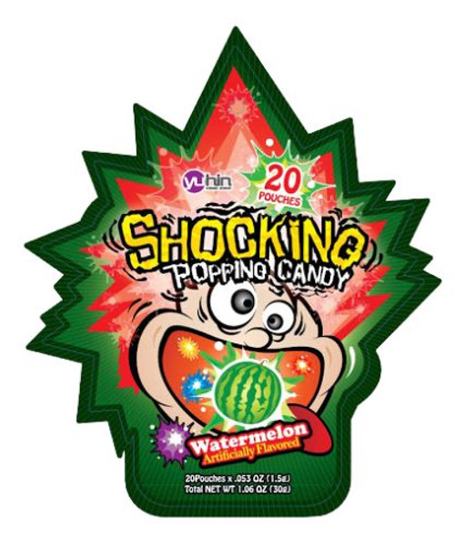 YUHIN POPPING CANDY WATERMELON 20X1.5G