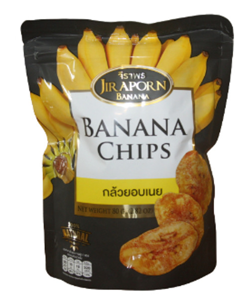 JIRAPORN BANANA CHIPS 80G