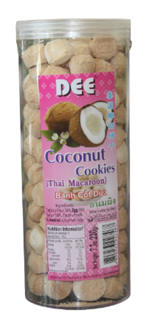DEE COCONUT THAI MACAROONS 220G