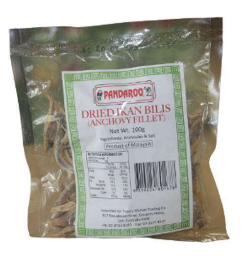 PANDAROO DRIED ANCHOVY 100G