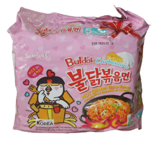 SAMYANG HOT CHICKEN CARBONARA NOODLES 130GX5 (PACK)