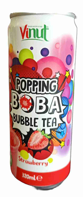 BOBA BUBBLE TEA STRAWBERRY 320ML