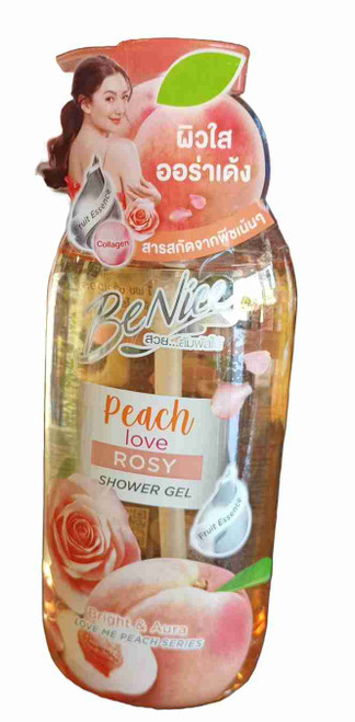 BE NICE PEACH LOVE ROSY SHOWER GEL 450ML