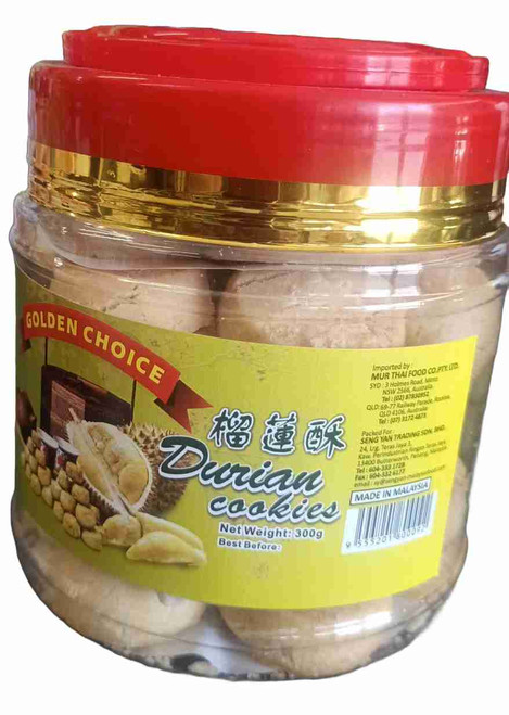 GOLDEN CHOICE DURIAN COOKIES JAR 300G