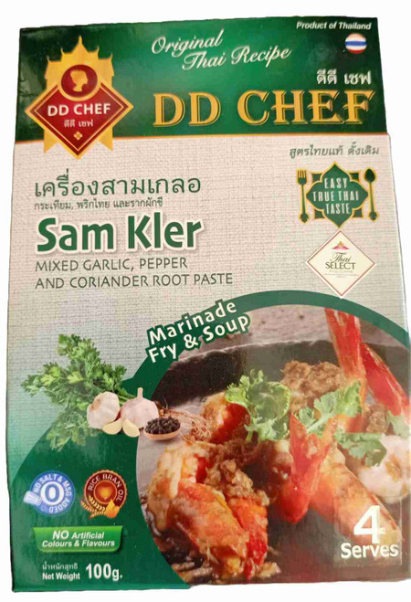 DD CHEF MIXED GARLIC PEPPER & CORIANDER ROOT PASTE 100G