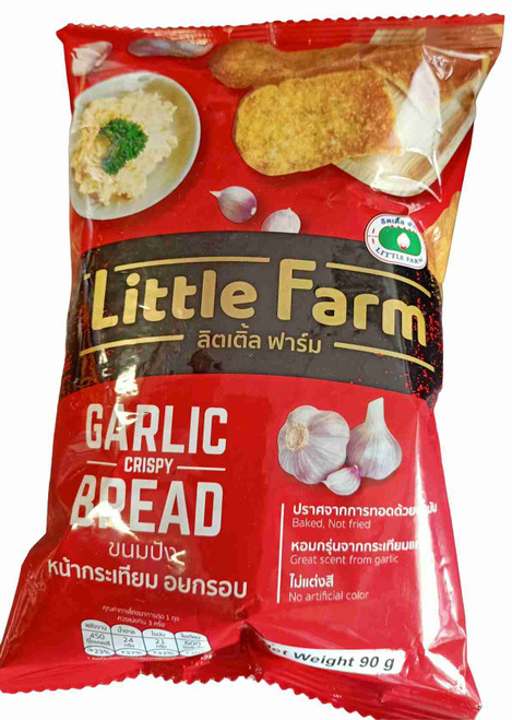 LITTLE FARM GARLIC BREAD 100G