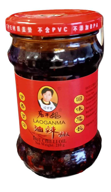 LAOGANMA PEANUT HOT CHILLI OIL 210G