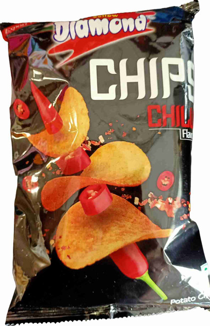DIAMOND CHILLI FLAVOUR CHIPS 80G