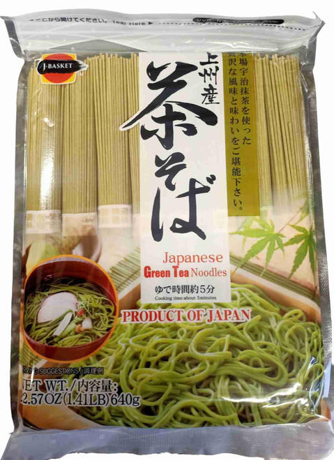J.BASKET JAPANESE GREEN TEA NOODLES 640G011152206905