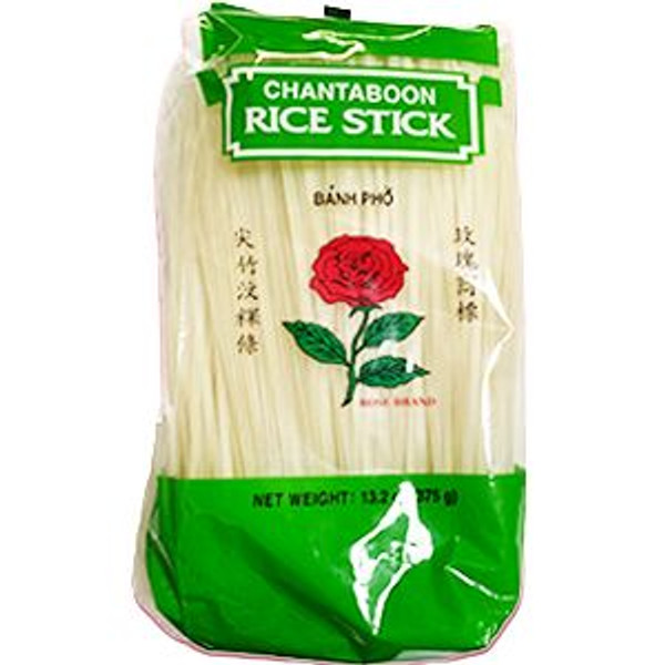 ROSE RICE STICK 3MM GREEN 375G