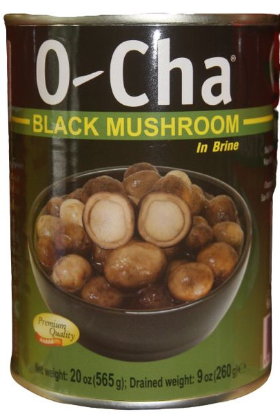 O-CHA BLACK MUSHROOM IN BRINE 565G