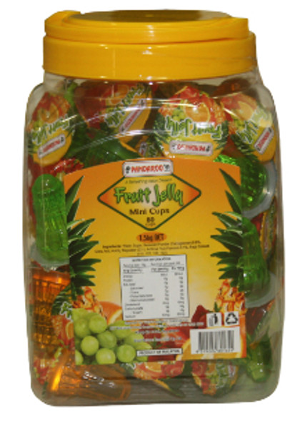 PANDAROO FRUIT JELLY MINI 80PC 1.5KG