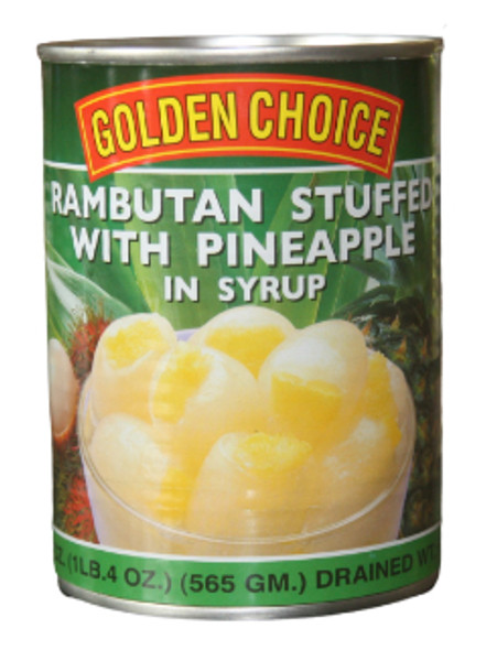 GOLDEN CHOICE RAMBUTAN STUFFED WITH PINEAPPLE 565G