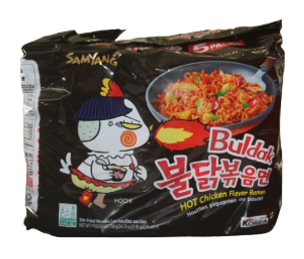 SAMYANG HOT CHICKEN RAMEN ORIGINAL 140GX5 (PACK)