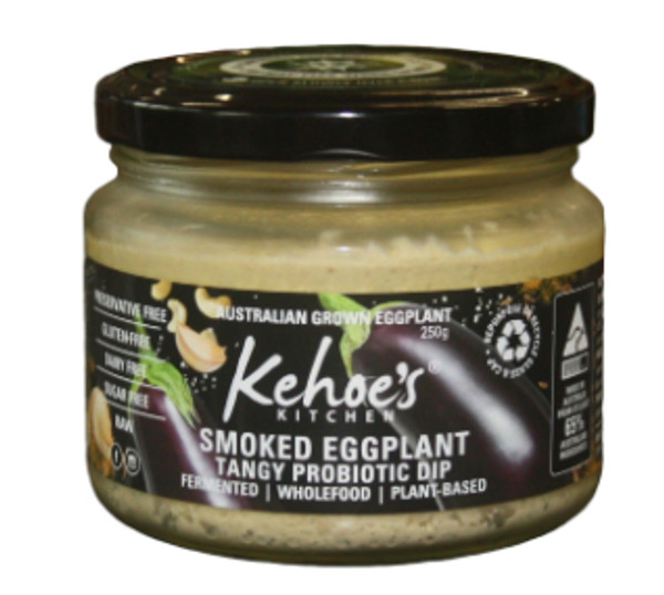 KEHOES PROBIOTIC SMOKED EGGPLANT DIP 250G